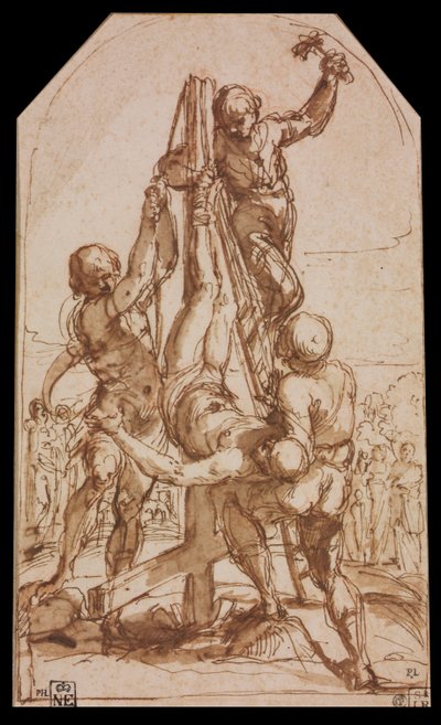 Kruisiging van Sint Pieter door Guido Reni