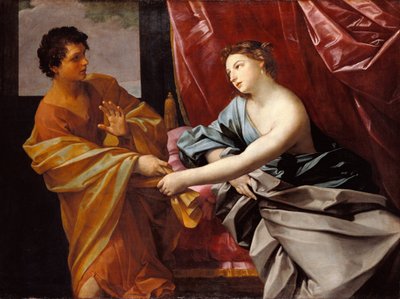 Jozef en Potifars vrouw door Guido Reni