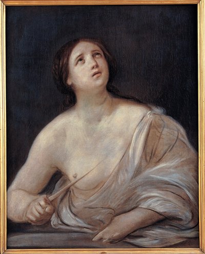 Lucretia door Guido Reni