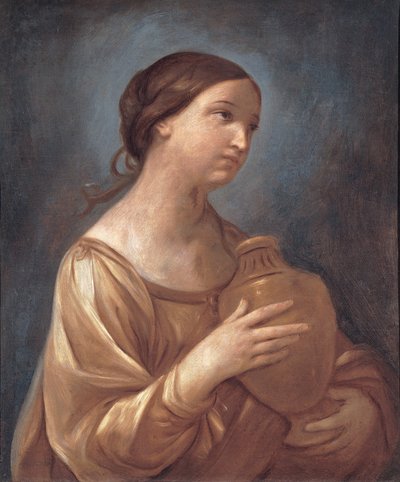 Magdalena met de pot zalf door Guido Reni