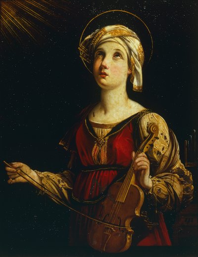 Sint Cecilia door Guido Reni
