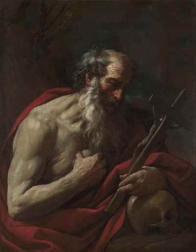 Sint Hiëronymus, ca. 1624-1625 door Guido Reni