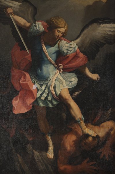 De aartsengel Michaël verslaat Satan door Guido Reni