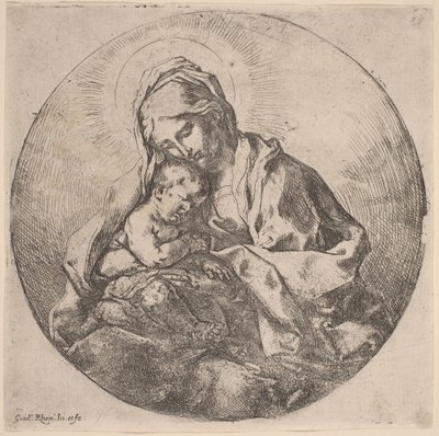 Maagd en Kind door Guido Reni