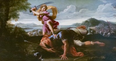 David en Goliath door Guillaume Courtois