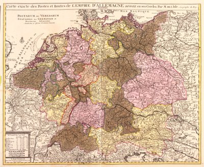 België, Nederland, Duitsland, Polen (woiwodschap: Pommeren, West-Pommeren, Lubusz, Neder-Silezië), Tsjechië (regio : Olomuc, Zuid-Moravië, Praag, Midden-Bohemen, Zuid-Bohemen, Plze, Karlovy Vary, stínad Labem, Liberec, Hradec Králové, door Guillaume Delisle
