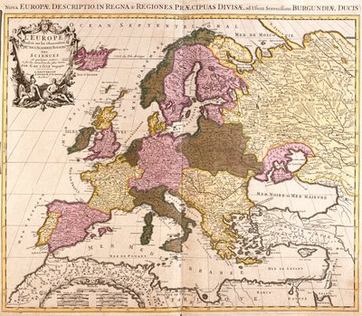 Europa door Guillaume Delisle