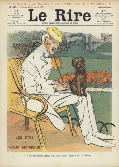Illustratie voor Le Rire door Guillaume Le Barrois dOrgeval