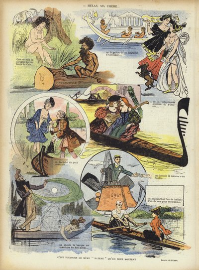 Illustratie voor Le Rire door Guillaume Le Barrois dOrgeval