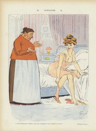 Illustratie voor Le Rire door Guillaume Le Barrois dOrgeval