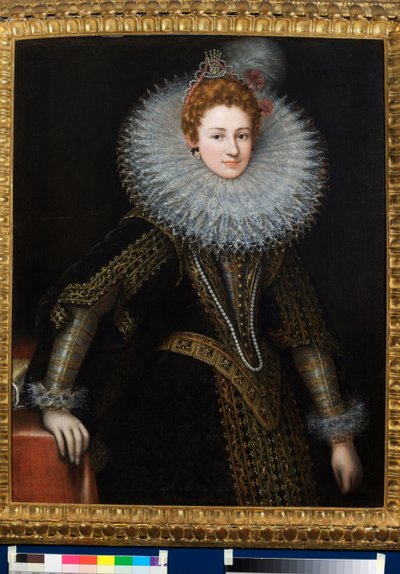 Portret van Veronica Spinola Serra door Guilliam van Deynen