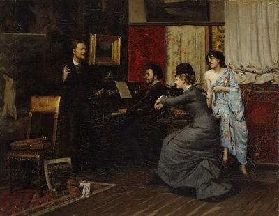 Muziek in de studio door Gunnar Berndtson