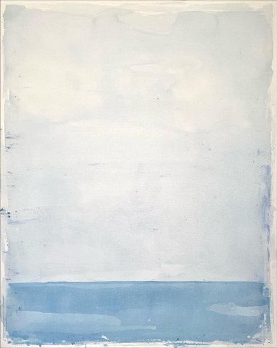 Rustige blauwe horizon door Gustaf Tidholm