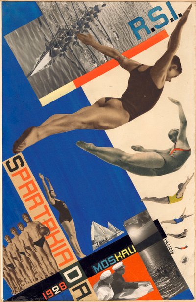 Moskou Spartakiade door Gustav Gustavovich Klutsis
