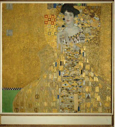 Adele Bloch-Bauer I door Gustav Klimt