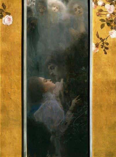 Liefde door Gustav Klimt