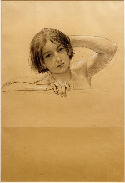 Portret van een kind door Gustav Klimt