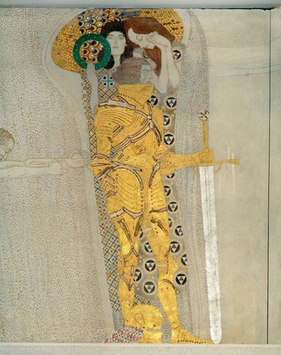 De 1902 tentoonstelling van de Weense kunstenaarsvereniging "Secession" draaide om het Beethoven-monument van Max Klinger. door Gustav Klimt