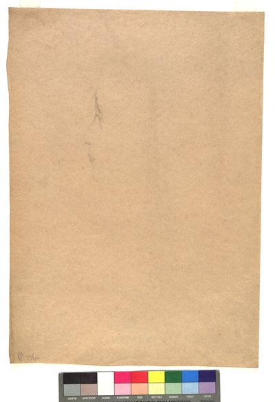 Vrouwelijk gezicht in profiel naar links door Gustav Klimt