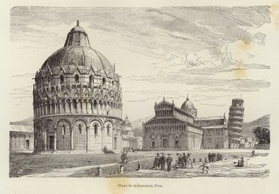 Kathedraalplein, Pisa door Gustave Bauernfeind