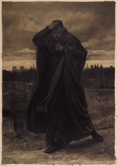 Claude Frollo. door Gustave Brion