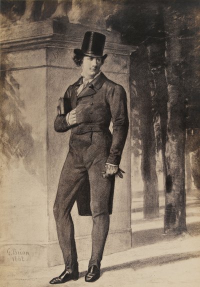 Gustave Brion - Marius Pontmercy door Gustave Brion