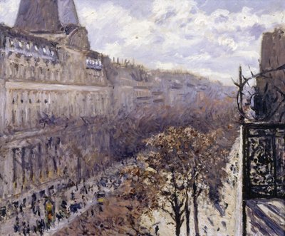 Boulevard des Italiens door Gustave Caillebotte