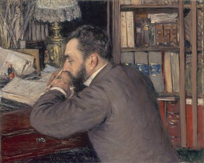 Henri Cordier door Gustave Caillebotte