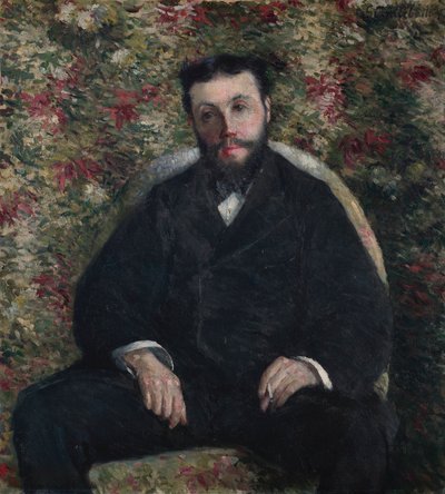 Portret van A. Cassabois door Gustave Caillebotte
