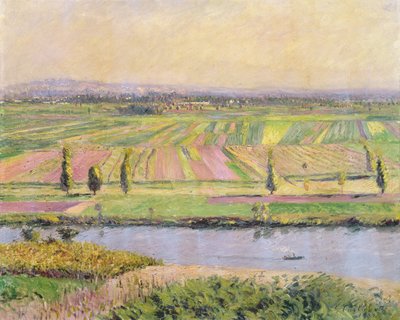 De Vlakte van Gennevilliers vanaf de Heuvels van Argenteuil, 1888 door Gustave Caillebotte