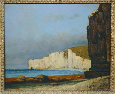 Kustlandschap (olieverf op doek) door Gustave Courbet