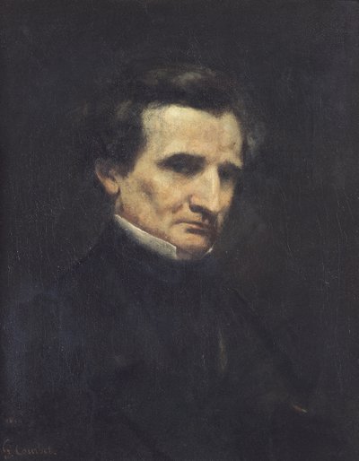 Hector Berlioz (1803-69), 1850 door Gustave Courbet