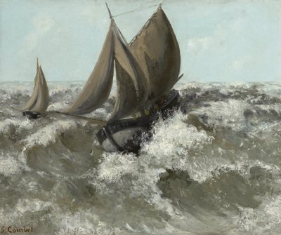 De Zeilboot door Gustave Courbet