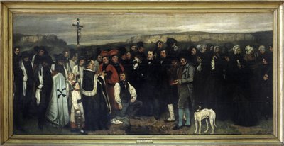 De begrafenis in Ornans - door Gustave Courbet, Musée d