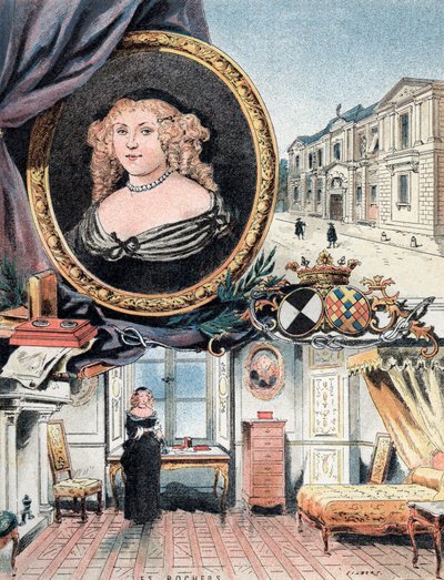 Portret van de Markiezin van Sevigne door Gustave Demoulin