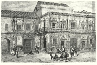 Stadhuis (gravure) von Gustave Dore