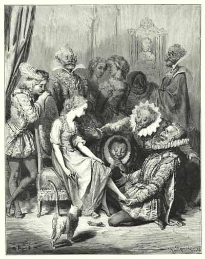 Cendrillon (gravure) door Gustave Dore