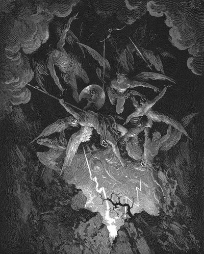 Gustave Dore illustratie voor John Milton