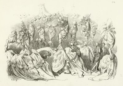 Hoofdtooien in het Regeer van Lodewijk XVI door Gustave Dore