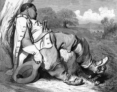 Klein Duimpje, gravure door Gustave Doré door Gustave Dore