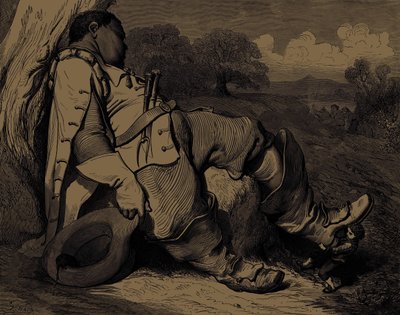 Klein Duimpje, gravure door Gustave Doré door Gustave Dore