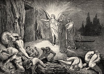Illustratie voor De Goddelijke Komedie - Hel (La Divina Commedia, L