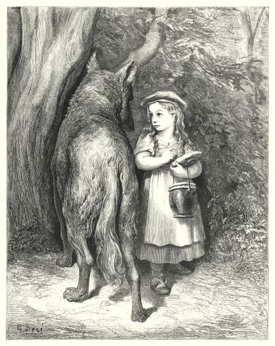 Roodkapje door Gustave Dore