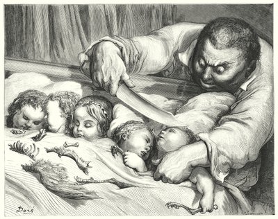 Le Petit Poucet (gravure) door Gustave Dore