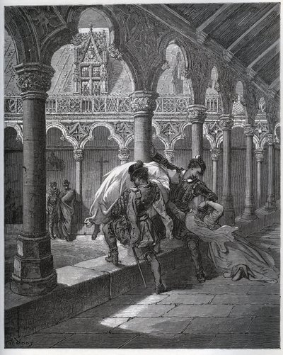 Verhaal van Don Fernand; hij haalt Luscinde uit het klooster waar ze haar toevlucht had gezocht - uit 