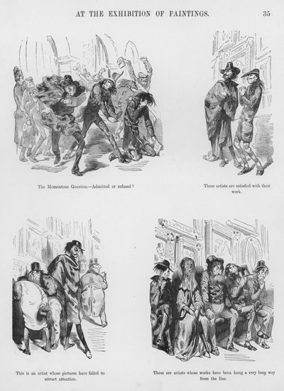 Humoristische en groteske schetsen door Gustave Dore door Gustave Dore