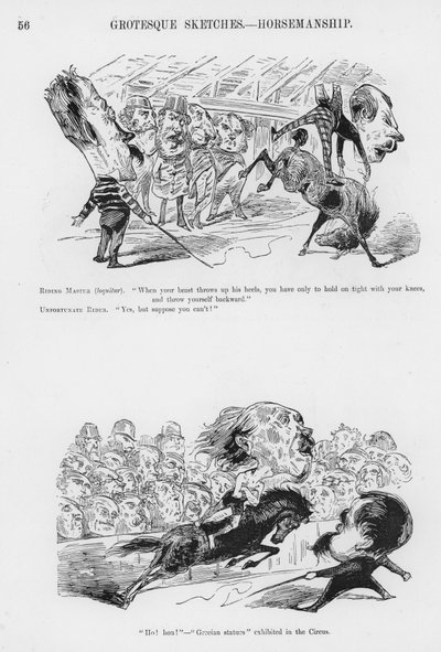 Humoristische en groteske schetsen door Gustave Dore door Gustave Dore