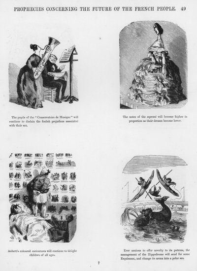 Humoristische en groteske schetsen door Gustave Dore door Gustave Dore