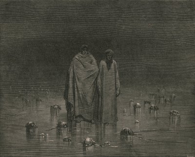 Let goed op, je zolen treden niet op de hoofden van je arme broeders, c1890 door Gustave Dore