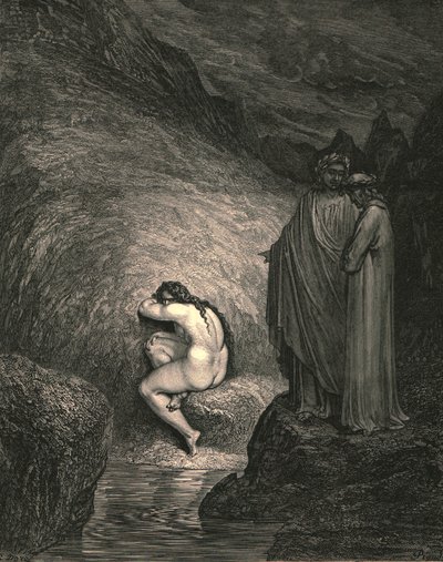 Dat is de oude ziel van de ellendige Myrrha door Gustave Dore